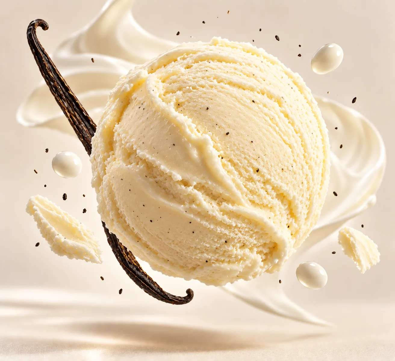 Ванильное мороженое